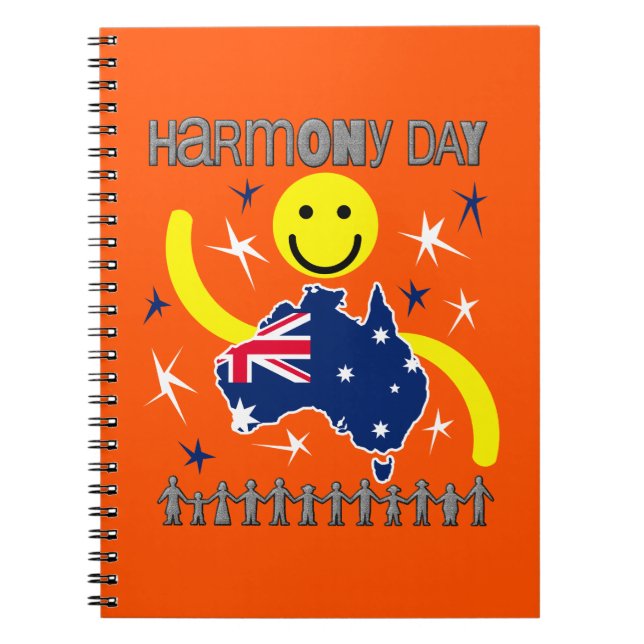 Harmony Day Australia Notizblock (Vorderseite)
