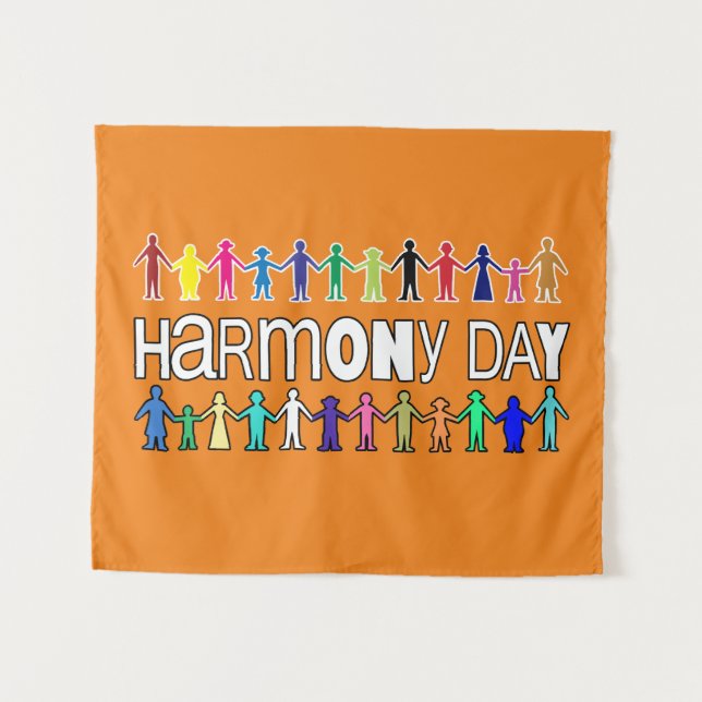 Harmony Day Australia Wandteppich (Vorderseite (Horizontal))