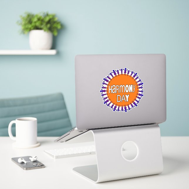 Harmony Day, Australien Aufkleber (Laptop auf Schreibtisch)