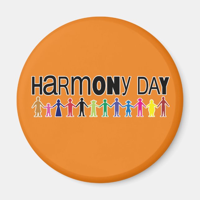 Harmony Day, Australien Magnet (Vorne)
