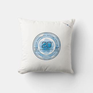 Harmony Dental 20th Anniversary Throw Pillow Kissen