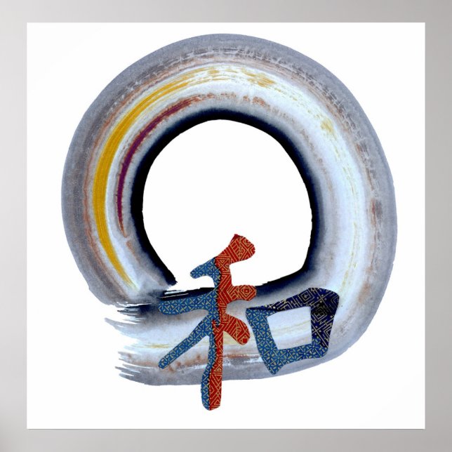 Harmony Enso auf der Shikiski-Tafel Poster (Vorne)