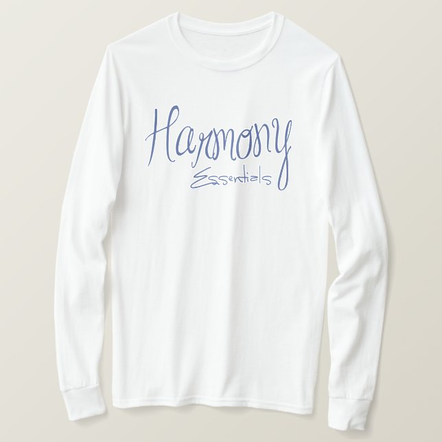 Harmony Essentials Unisex T-Shirt (blau) (Design vorne)