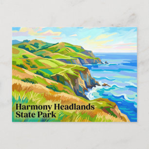 Harmony Headlands State Park Kalifornien Postkarte