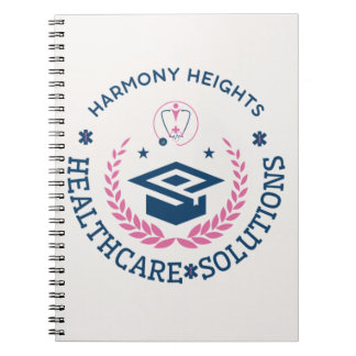 Harmony Heights Healthcare Solutions Company Logo Notizblock