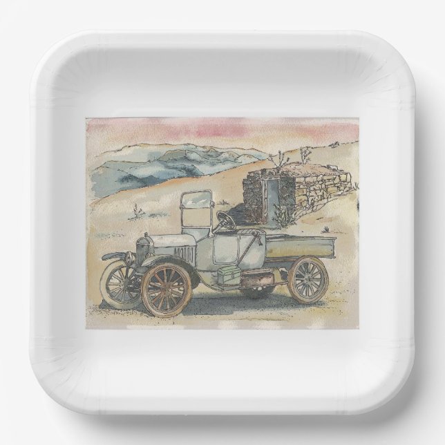 Harmony Hut Pappteller (Vorderseite)