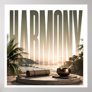 Harmony Luxus-Wellness-Editorial-Lifestyle Poster
