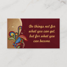 Harmony Swirl Affirmation/Business Cards