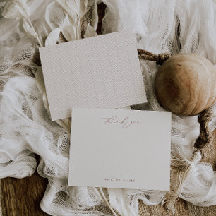 HARMONY Terracotta Dankeschön Karte