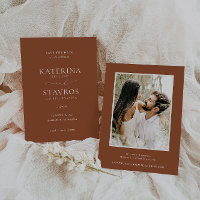 HARMONY Terracotta Wedding Foto