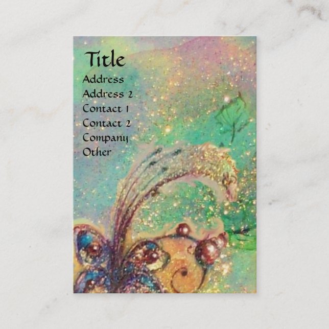 HARMONY TRIO SPRING CONCERT / MAGIC BUTTEFLY PFLAN VISITENKARTE (Vorderseite)