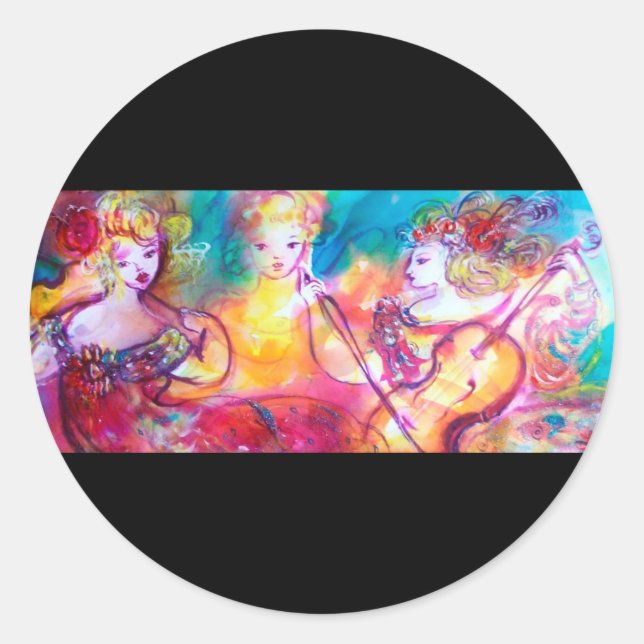 HARMONY TRIO SPRING CONCERT RUNDER AUFKLEBER (Vorderseite)