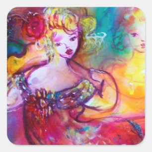 HARMONY TRIO SPRING MUSIC CONCERT QUADRATISCHER AUFKLEBER