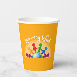 Harmony Week Paper Cups Pappbecher