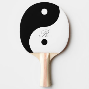 Harmony Yin Yang Monogram Ping Pong Bat Tischtennis Schläger