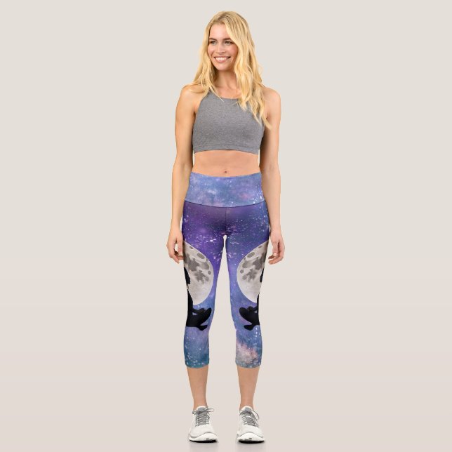 Harmony's Mondfeindlichkeit Capri Leggings (Vorderseite)