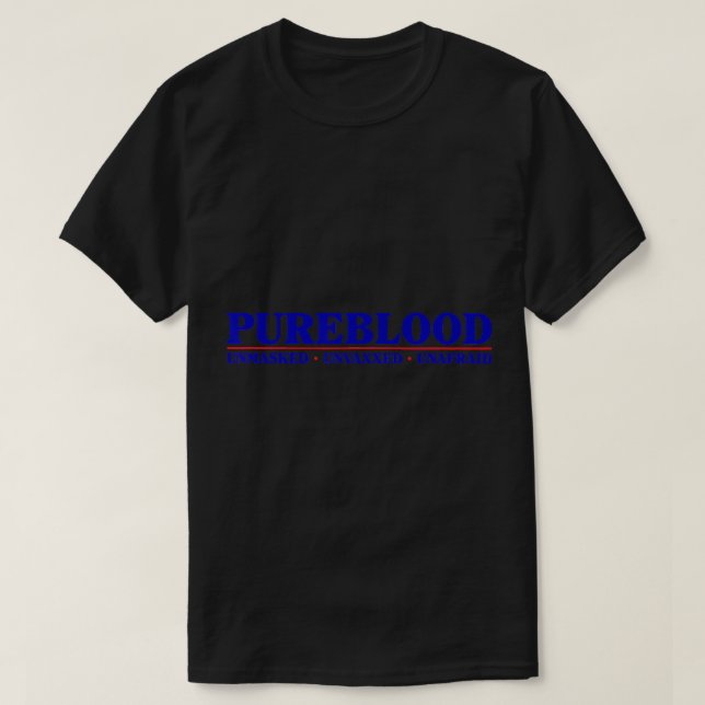 Harnblut Unvaxter unfraider T - Shirt (Design vorne)