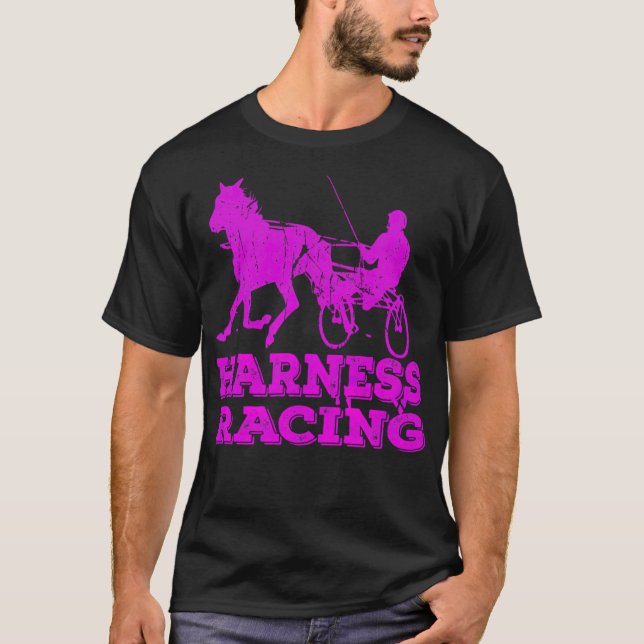 Harness Horse Racing T-Shirt (Vorderseite)