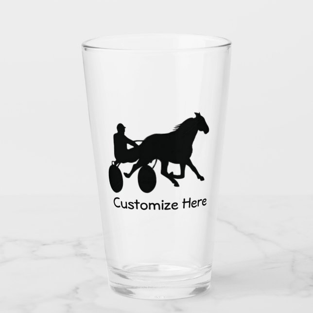 Harness Racing Glass Glas (Vorderseite)