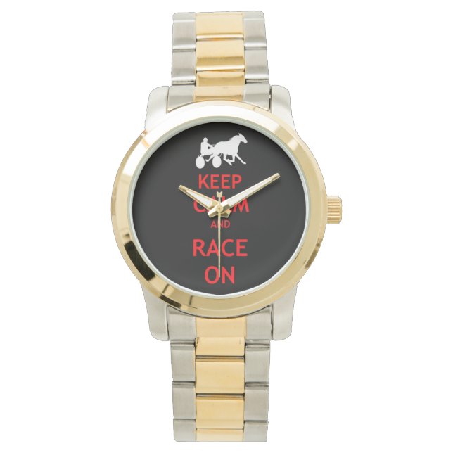 Harness Racing Horse Watch Armbanduhr (Vorderseite)