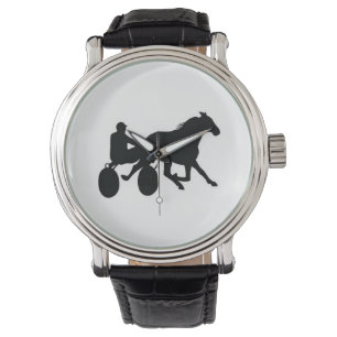 Harness Racing Logo Stilvolle Uhr! Armbanduhr