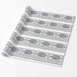 Harnonica-Lizenz Geschenkpapier