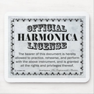 Harnonica-Lizenz Mousepad