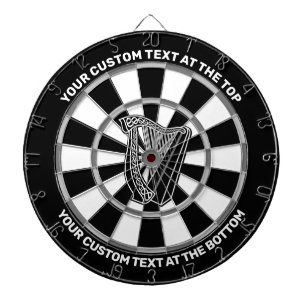 Harnsymbol-Dartboard mit benutzerdefiniertem Text Dartscheibe