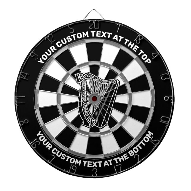 Harnsymbol-Dartboard mit benutzerdefiniertem Text Dartscheibe (vorne)