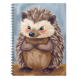 Harold der Igel | Süßes Tier Wasserfarbe Notizblock