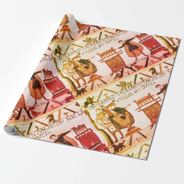 Harold schwört Eid auf heilige Relikte Geschenkpapier (Ungerollt)