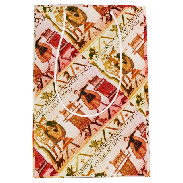 Harold schwört Eid auf heilige Relikte Mittlere Geschenktüte (Vorderseite)