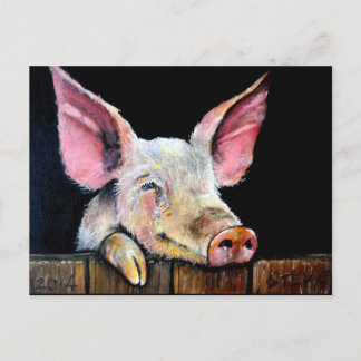 Harold (Steptoe-Schwein) Postkarte