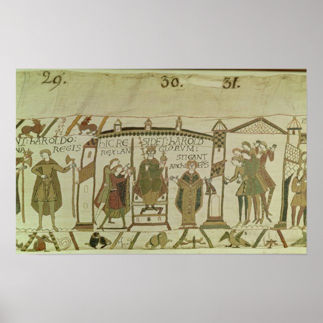 Harold wird die Krone und die Poster (Vorne)
