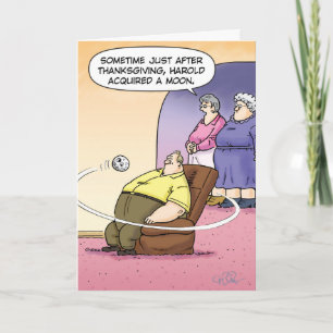Harold'S Moon Happy Holiday Funny Card Feiertagskarte