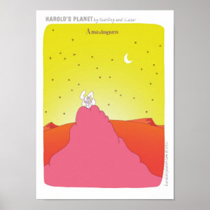 "HAROLD'S PLANET" "New baby" Poster
