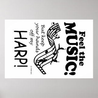 Harp Feel Musik Poster