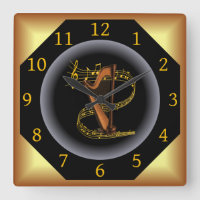 Harp ~ G clef ~ Musikalischer Swirl ~ Spotlight ~*