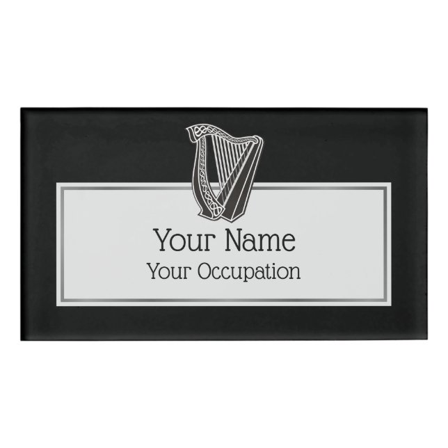 Harp Icon Namenschild (Vorderseite)