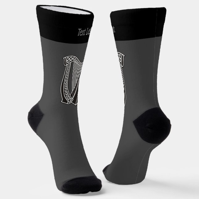 Harp Icon Socks Socken (Gewinkelt)