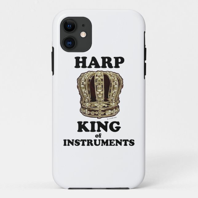 Harp King of Instruments Case-Mate iPhone Hülle (Rückseite)