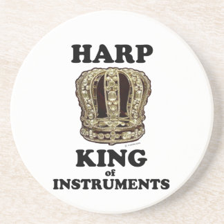 Harp King of Instruments Getränkeuntersetzer