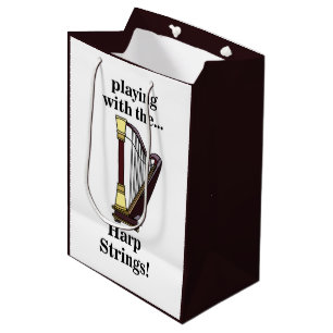 Harp Musical Instrument Harp Mittlere Geschenktüte