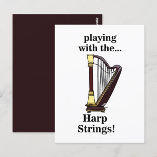 Harp Musical Instrument Harp Postkarte