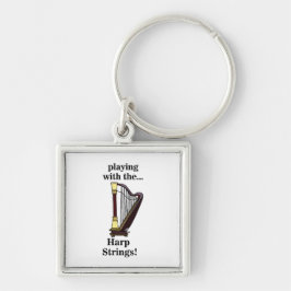 Harp Musical Instrument Harp Schlüsselanhänger