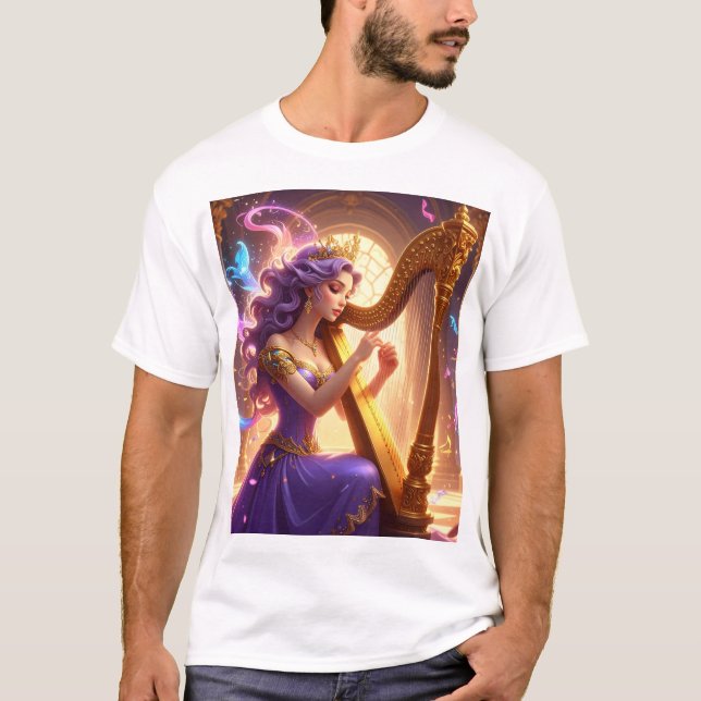 Harp of the Enchanted Queen T-Shirt (Vorderseite)