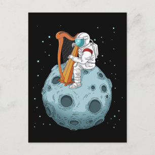 Harp Player gibt Girls Harpist Geschenk Frauen Har Postkarte