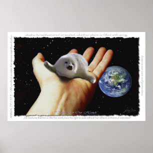 HARP SIEGEL Protection Earth Day Art Poster