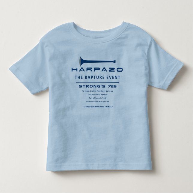 Harpazo Rapture Event Kleinkind T-shirt (Vorderseite)