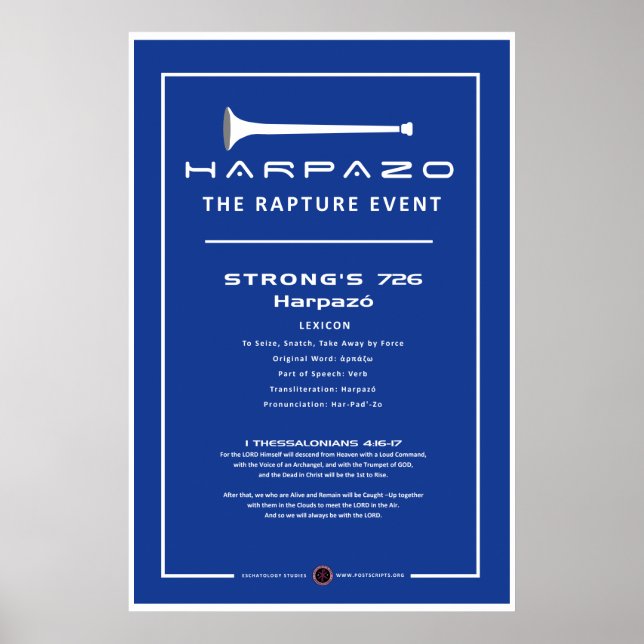 Harpazo Rapture Event Poster (Vorne)
